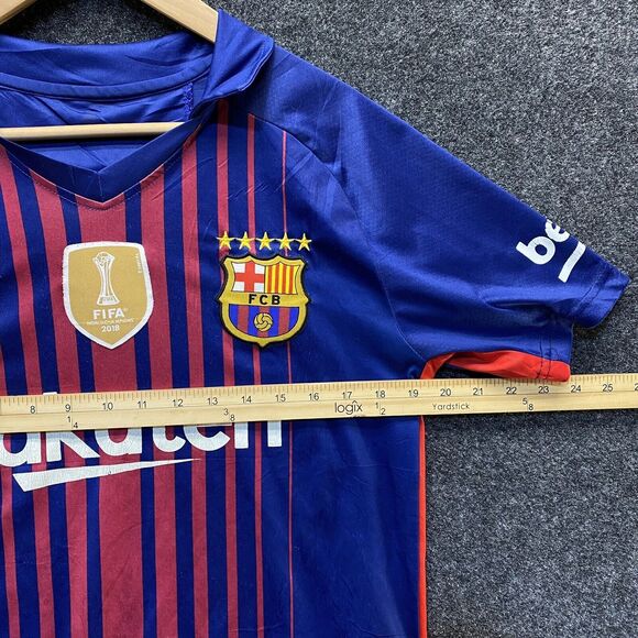 FC Barcelona 2017-2018 Samuel Umtiti #23 Football Soccer Jersey Youth Large - Picture 5 of 9